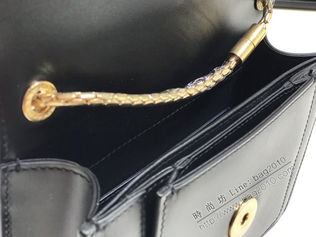 Bvlgari女包 寶格麗新品系列鏈條小包 B288741 膠囊系列 雙蛇首搭扣 Bvlgari2020新款女包  fyd1537